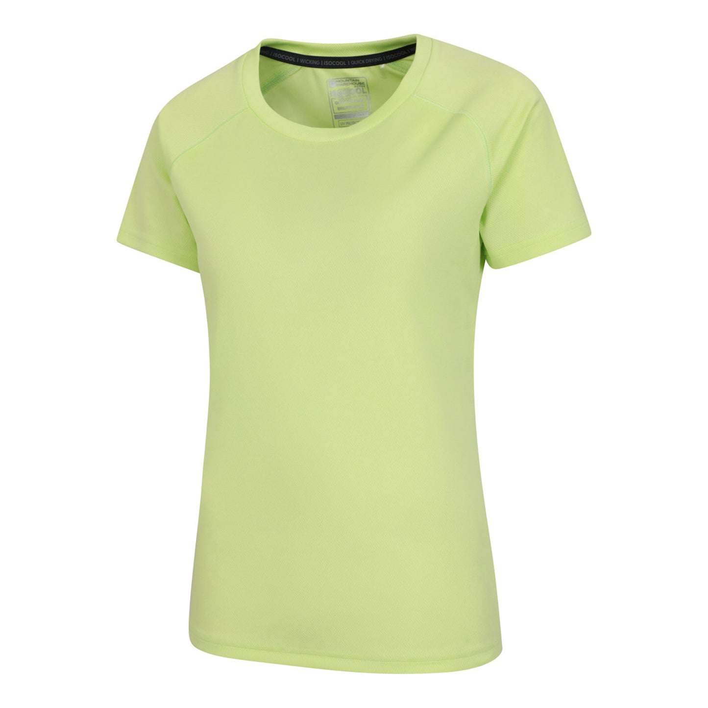 Lime - Side - Mountain Warehouse Womens-Ladies Endurance T-Shirt