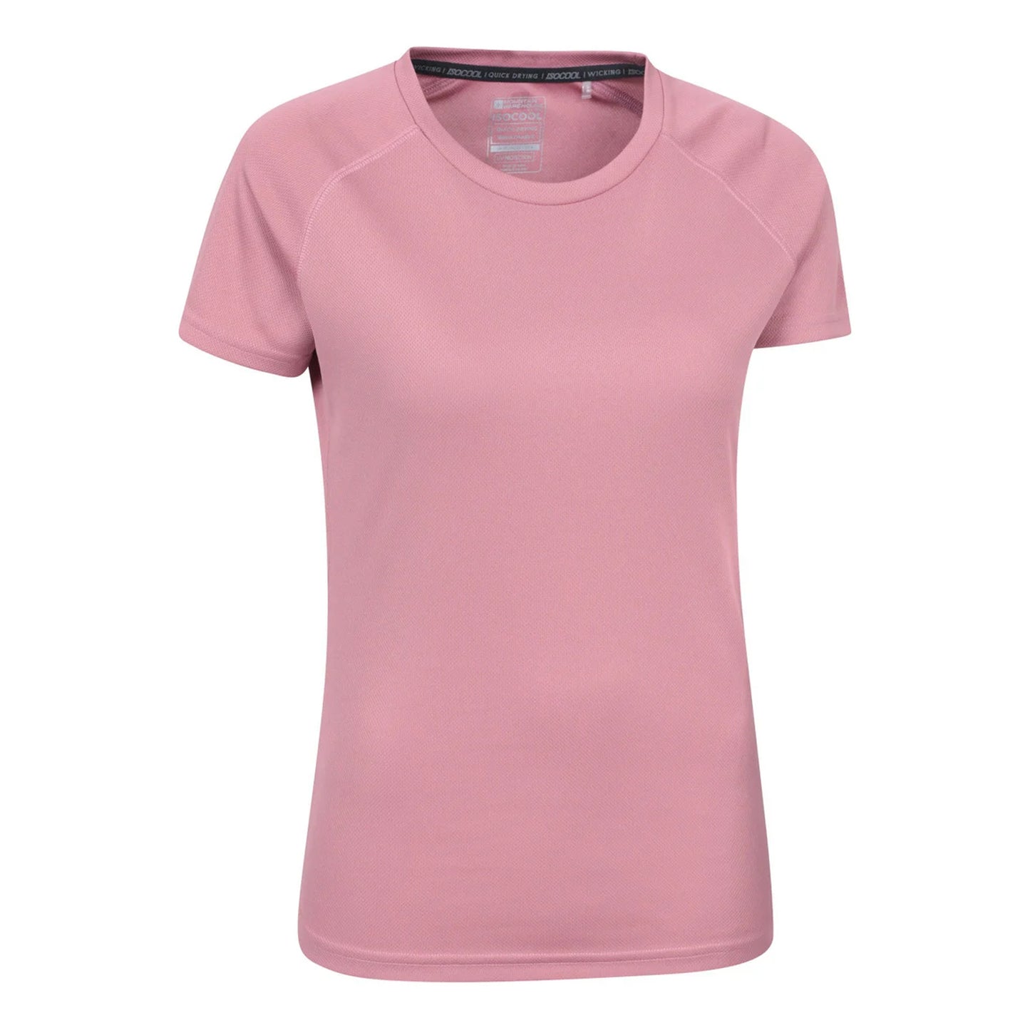 Pale Pink - Side - Mountain Warehouse Womens-Ladies Endurance T-Shirt