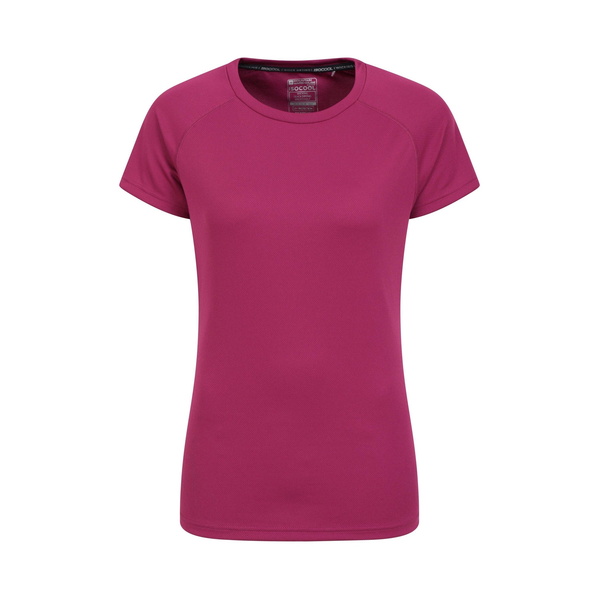 Purple - Front - Mountain Warehouse Womens-Ladies Endurance T-Shirt
