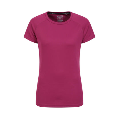 Purple - Front - Mountain Warehouse Womens-Ladies Endurance T-Shirt