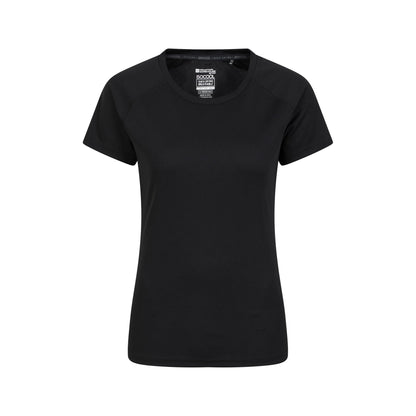 Black - Front - Mountain Warehouse Womens-Ladies Endurance T-Shirt