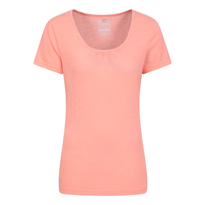 Coral - Front - Mountain Warehouse Womens-Ladies Agra T-Shirt