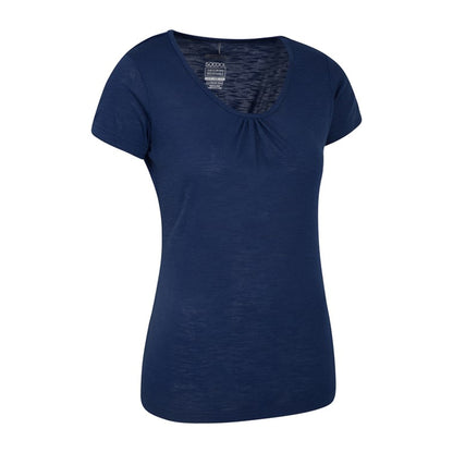 Navy - Back - Mountain Warehouse Womens-Ladies Agra T-Shirt