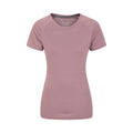 Dusky Purple - Back - Mountain Warehouse Womens-Ladies Quick Dry T-Shirt