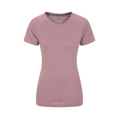 Dusky Purple - Back - Mountain Warehouse Womens-Ladies Quick Dry T-Shirt