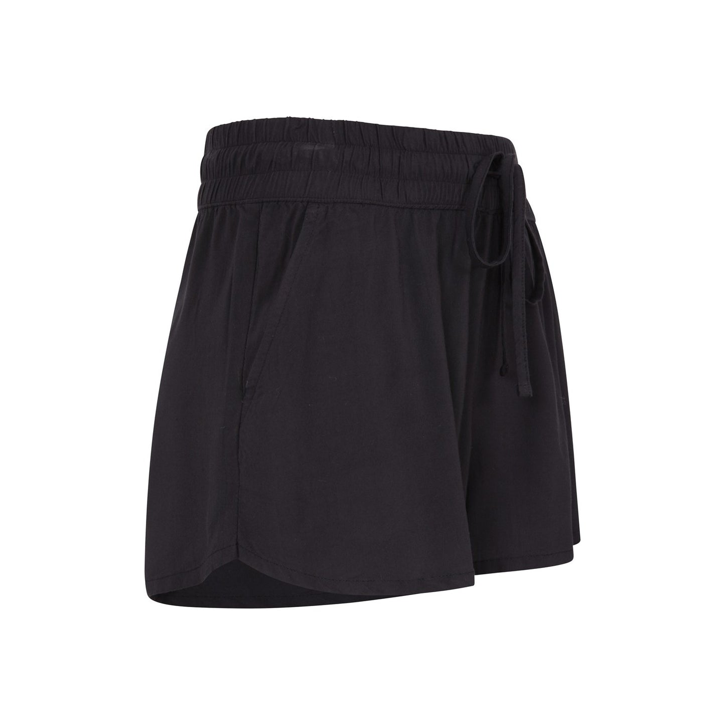 Black - Side - Mountain Warehouse Womens-Ladies Vibe Pull-On Shorts