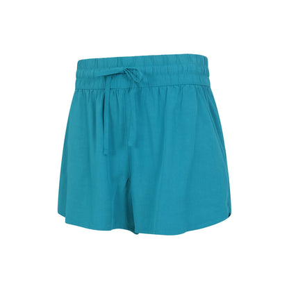 Teal - Side - Mountain Warehouse Womens-Ladies Vibe Pull-On Shorts