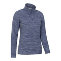 Dark Blue - Back - Mountain Warehouse Womens-Ladies Snowdon Melange Fleece Top