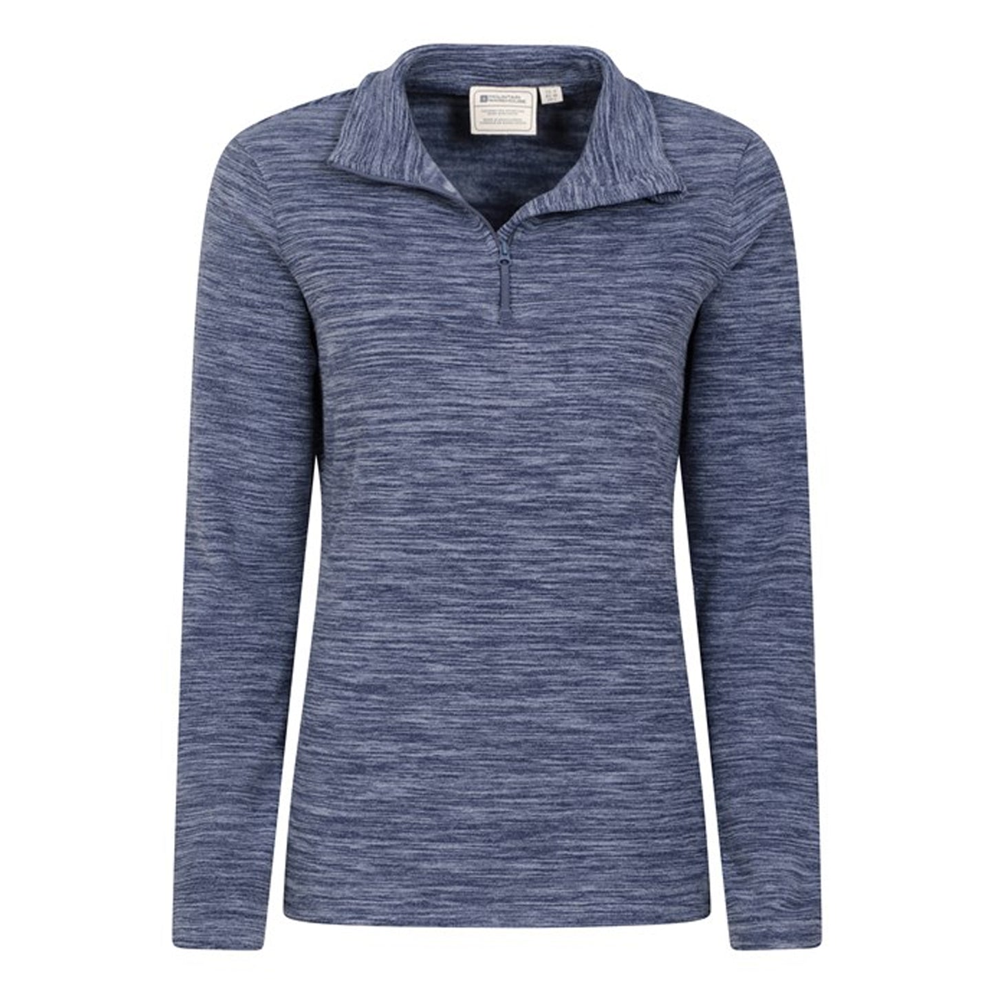Dark Blue - Lifestyle - Mountain Warehouse Womens-Ladies Snowdon Melange Fleece Top