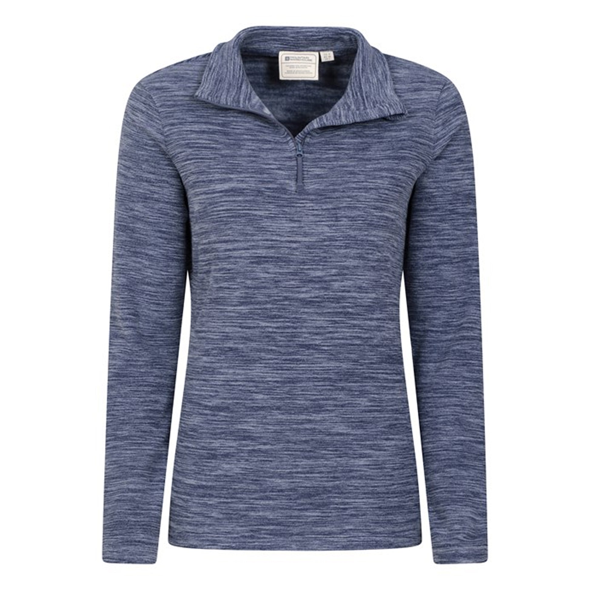 Dark Blue - Lifestyle - Mountain Warehouse Womens-Ladies Snowdon Melange Fleece Top