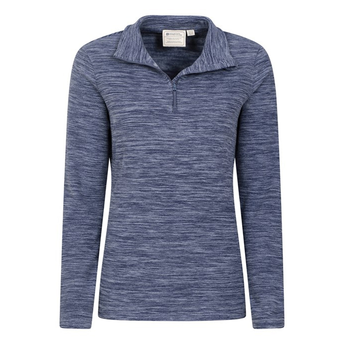 Dark Blue - Lifestyle - Mountain Warehouse Womens-Ladies Snowdon Melange Fleece Top