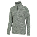 Khaki - Side - Mountain Warehouse Womens-Ladies Snowdon Melange Fleece Top