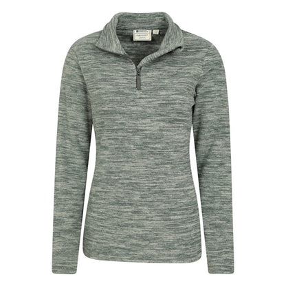 Khaki - Lifestyle - Mountain Warehouse Womens-Ladies Snowdon Melange Fleece Top