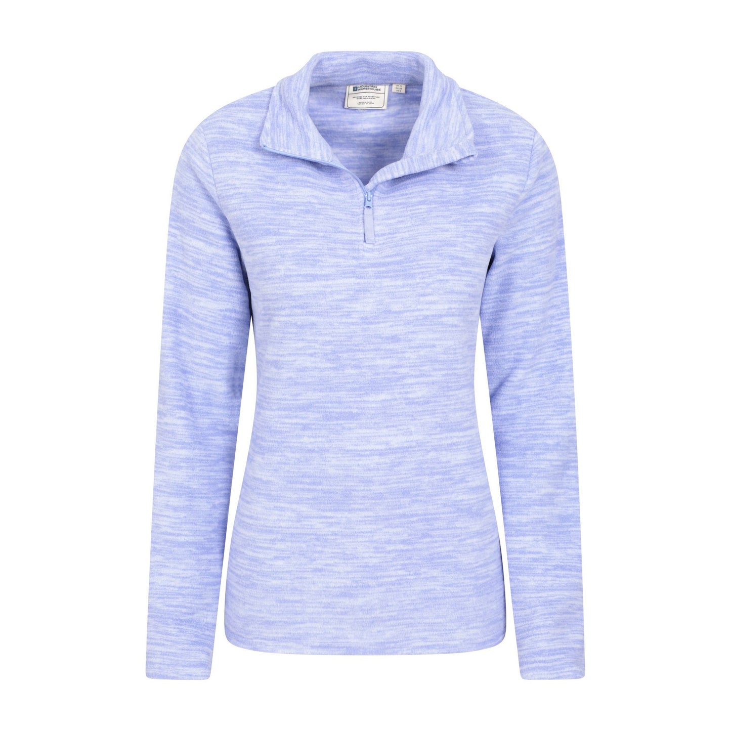 Lilac - Lifestyle - Mountain Warehouse Womens-Ladies Snowdon Melange Fleece Top