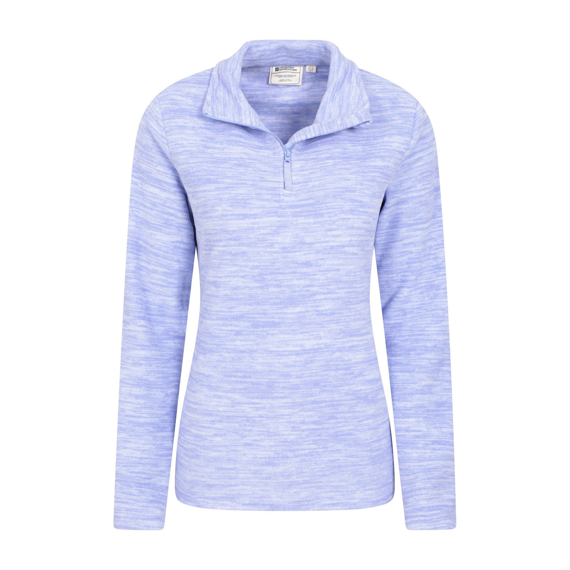 Lilac - Lifestyle - Mountain Warehouse Womens-Ladies Snowdon Melange Fleece Top