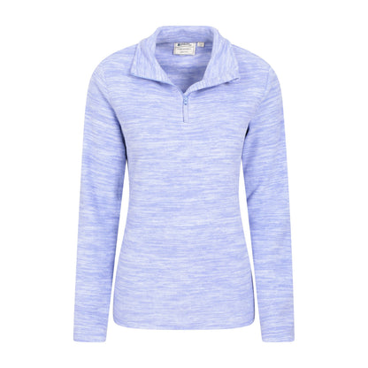 Lilac - Lifestyle - Mountain Warehouse Womens-Ladies Snowdon Melange Fleece Top