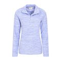 Lilac - Lifestyle - Mountain Warehouse Womens-Ladies Snowdon Melange Fleece Top