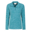 Teal - Lifestyle - Mountain Warehouse Womens-Ladies Snowdon Melange Fleece Top