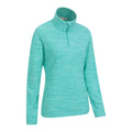 Turquoise - Back - Mountain Warehouse Womens-Ladies Snowdon Melange Fleece Top