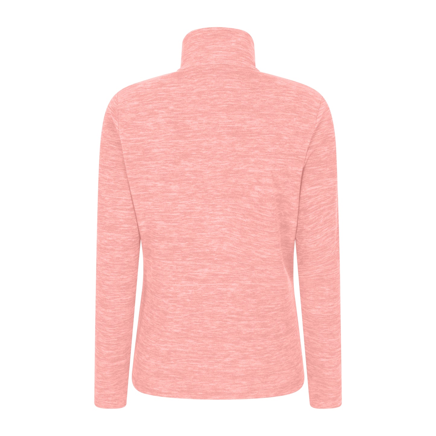 Coral - Back - Mountain Warehouse Womens-Ladies Snowdon Melange Fleece Top