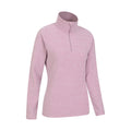 Light Pink - Lifestyle - Mountain Warehouse Womens-Ladies Snowdon Melange Fleece Top