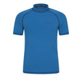 Blue - Front - Mountain Warehouse Mens UV Protection Rash Top