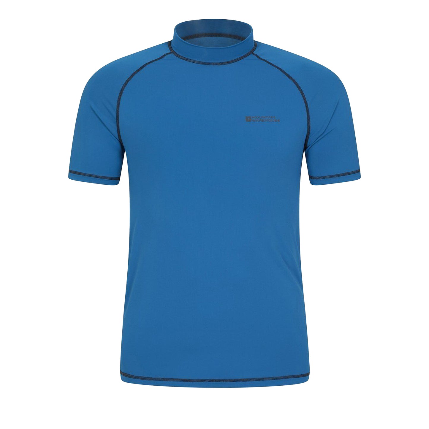 Blue - Front - Mountain Warehouse Mens UV Protection Rash Top
