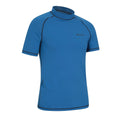 Blue - Back - Mountain Warehouse Mens UV Protection Rash Top