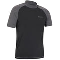 Dark Grey - Back - Mountain Warehouse Mens UV Protection Rash Top