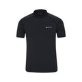 Black - Front - Mountain Warehouse Mens UV Protection Rash Top