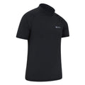 Black - Back - Mountain Warehouse Mens UV Protection Rash Top