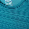 Teal - Lifestyle - Mountain Warehouse Womens-Ladies Endurance Striped T-Shirt