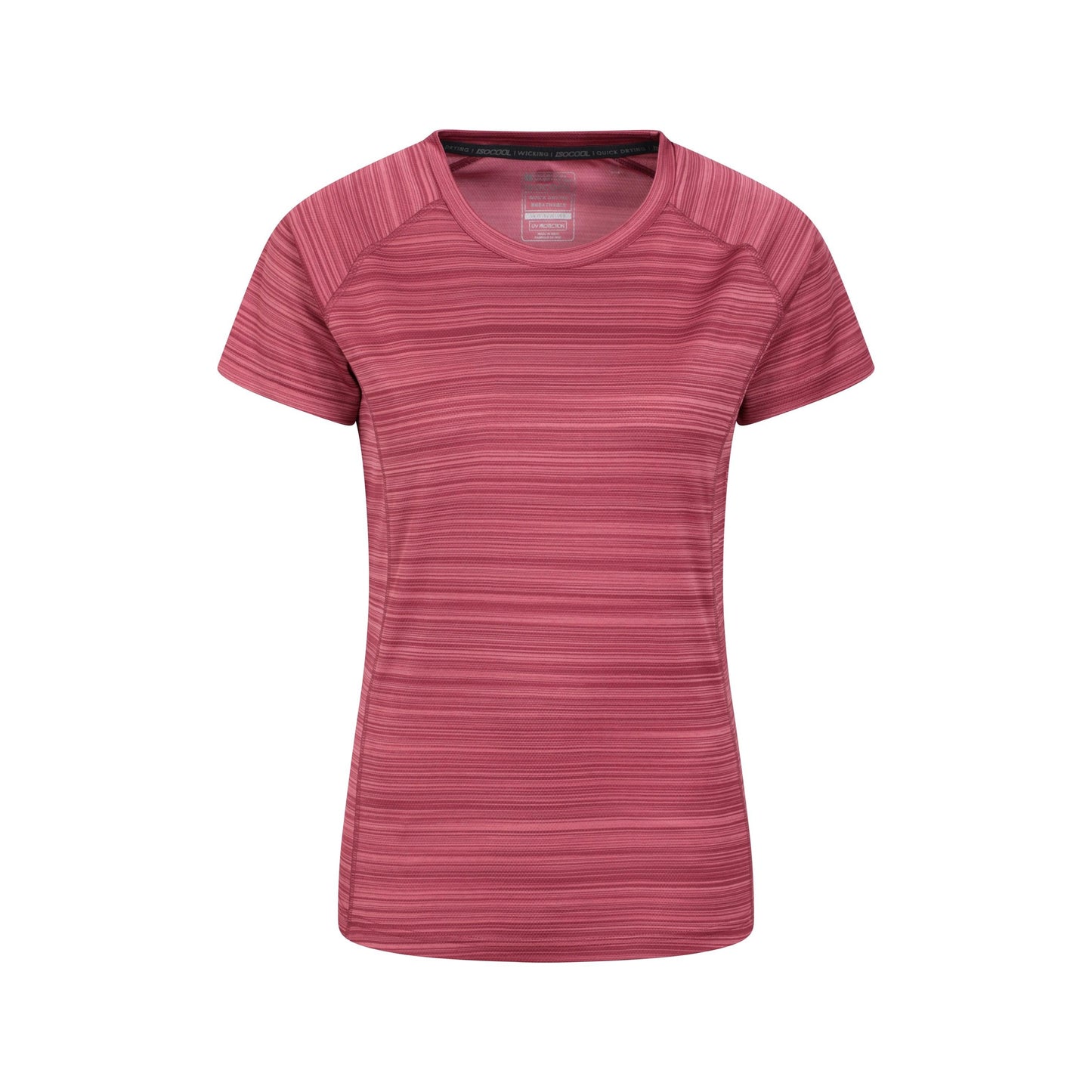 Berry - Front - Mountain Warehouse Womens-Ladies Endurance Striped T-Shirt