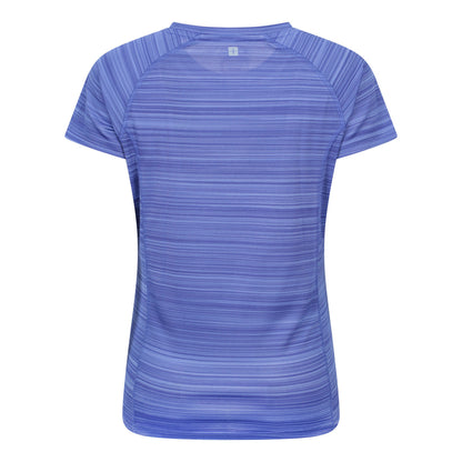 Cobalt - Back - Mountain Warehouse Womens-Ladies Endurance Striped T-Shirt
