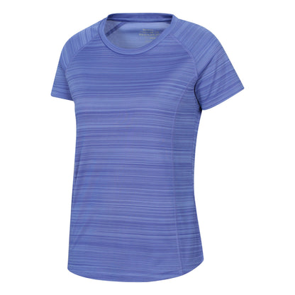 Cobalt - Lifestyle - Mountain Warehouse Womens-Ladies Endurance Striped T-Shirt