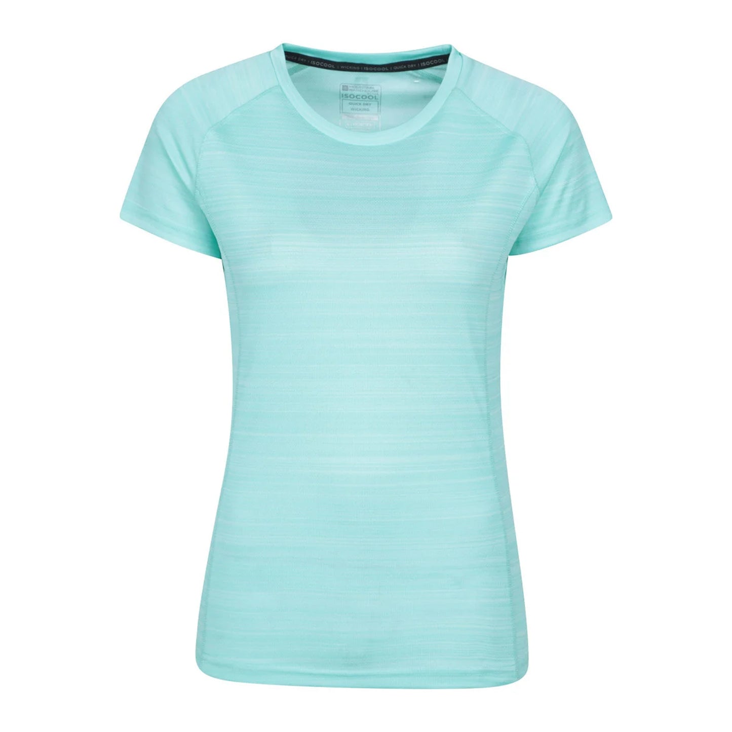 Mint - Front - Mountain Warehouse Womens-Ladies Endurance Striped T-Shirt