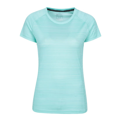 Mint - Front - Mountain Warehouse Womens-Ladies Endurance Striped T-Shirt