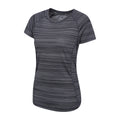 Grey - Lifestyle - Mountain Warehouse Womens-Ladies Endurance Striped T-Shirt