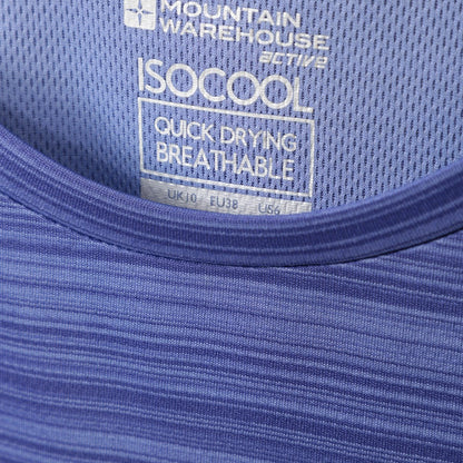 Blue - Lifestyle - Mountain Warehouse Womens-Ladies Endurance Striped T-Shirt