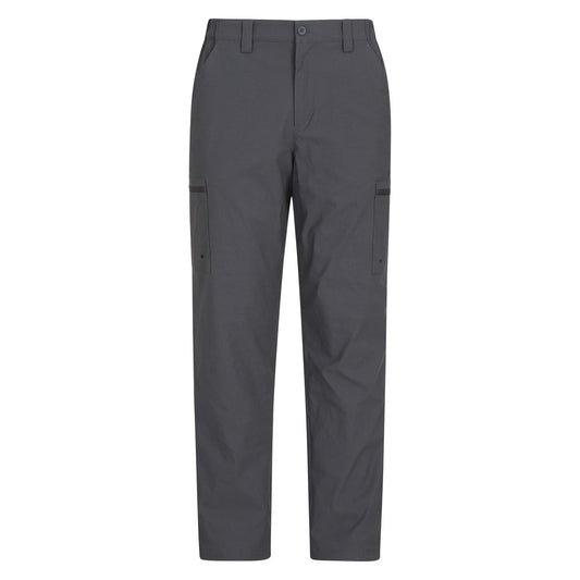 Grey - Front - Mountain Warehouse Mens Stretch Winter Hiking Trousers