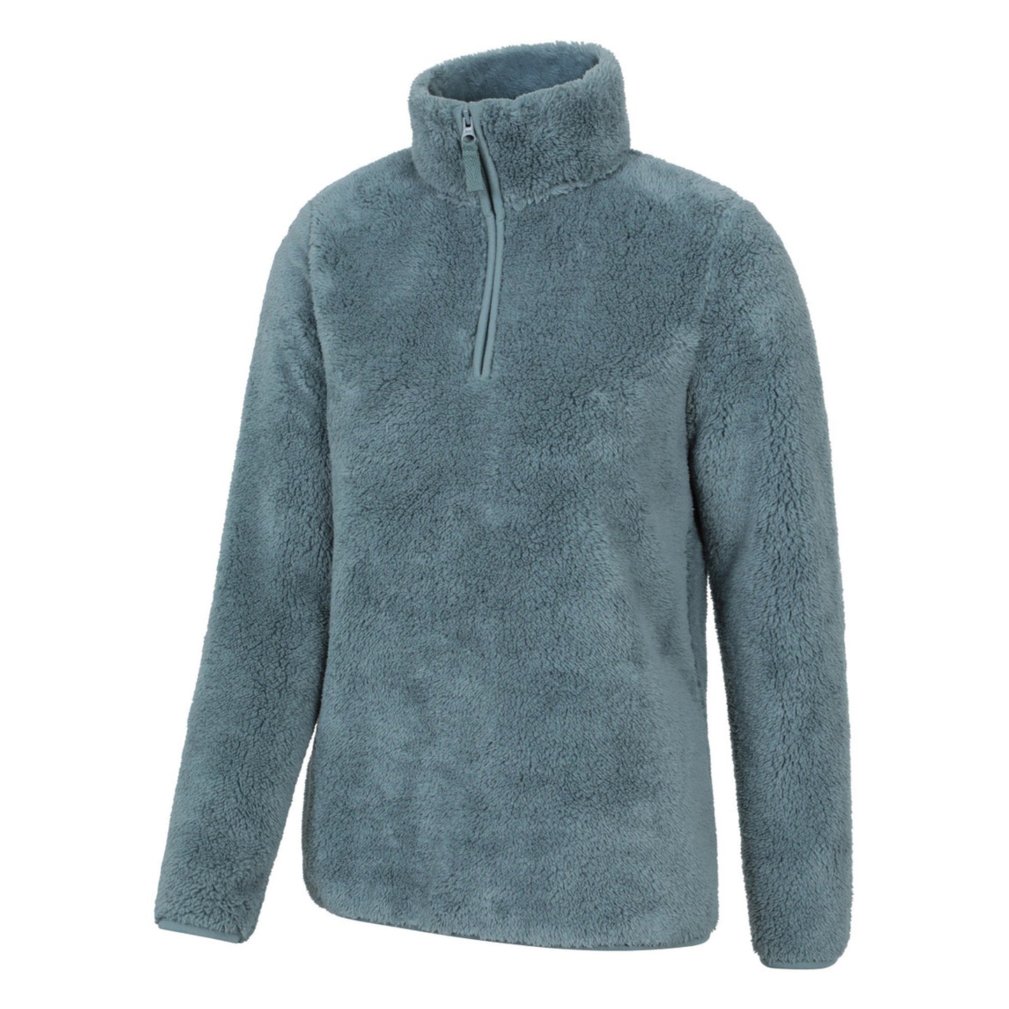 Mint - Lifestyle - Mountain Warehouse Womens-Ladies Teddy Fleece Quarter Zip Fleece Top