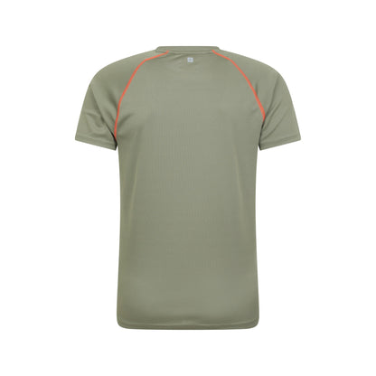 Light Khaki - Back - Mountain Warehouse Mens Endurance IsoCool T-Shirt