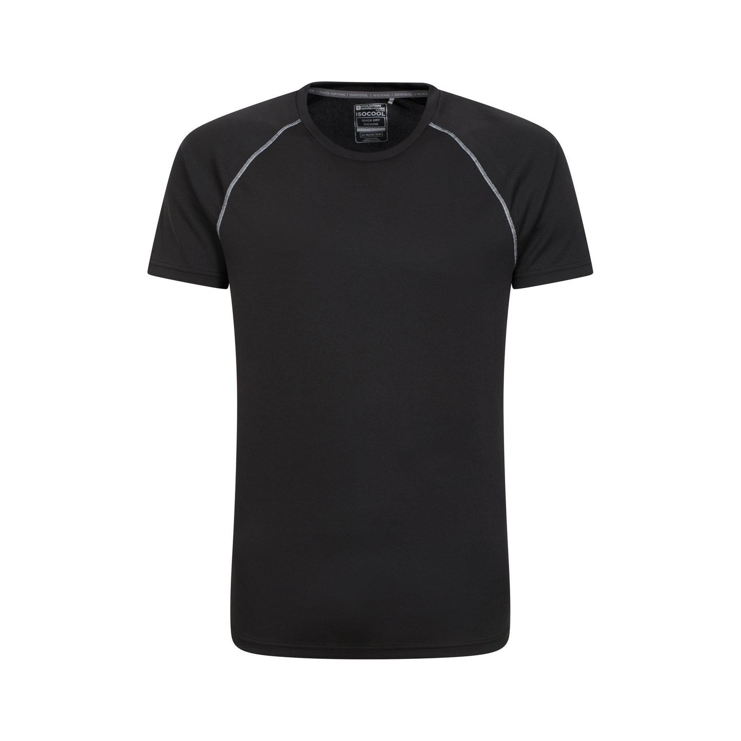 Black - Front - Mountain Warehouse Mens Endurance IsoCool T-Shirt
