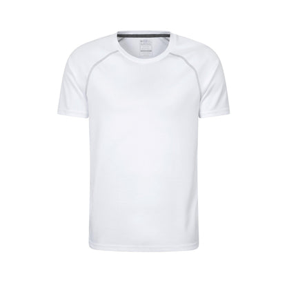 White - Front - Mountain Warehouse Mens Endurance IsoCool T-Shirt