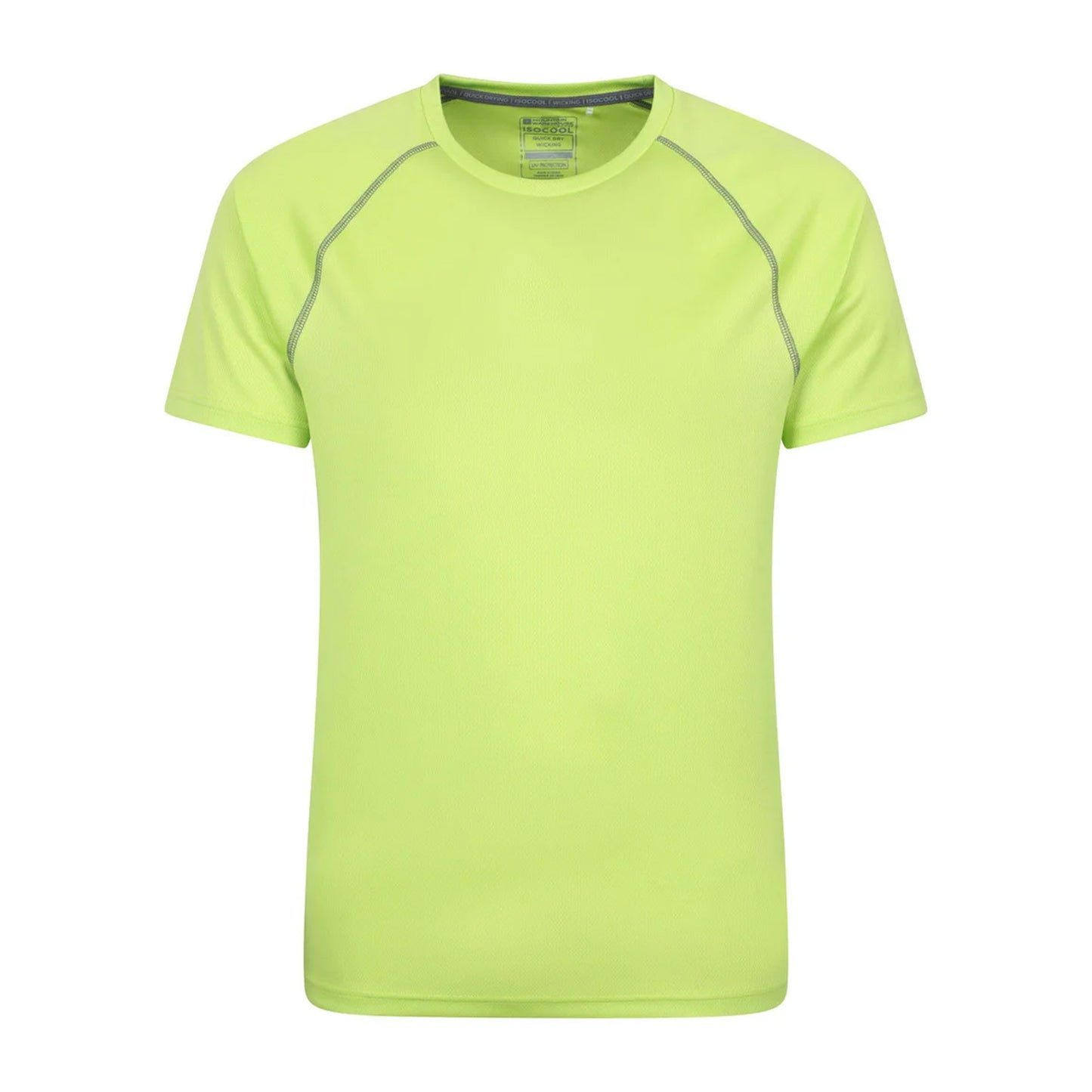 Lime - Front - Mountain Warehouse Mens Endurance IsoCool T-Shirt