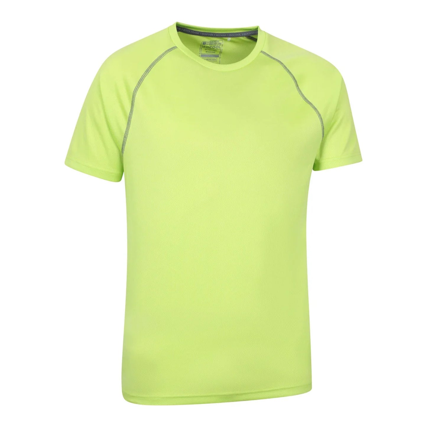 Lime - Side - Mountain Warehouse Mens Endurance IsoCool T-Shirt