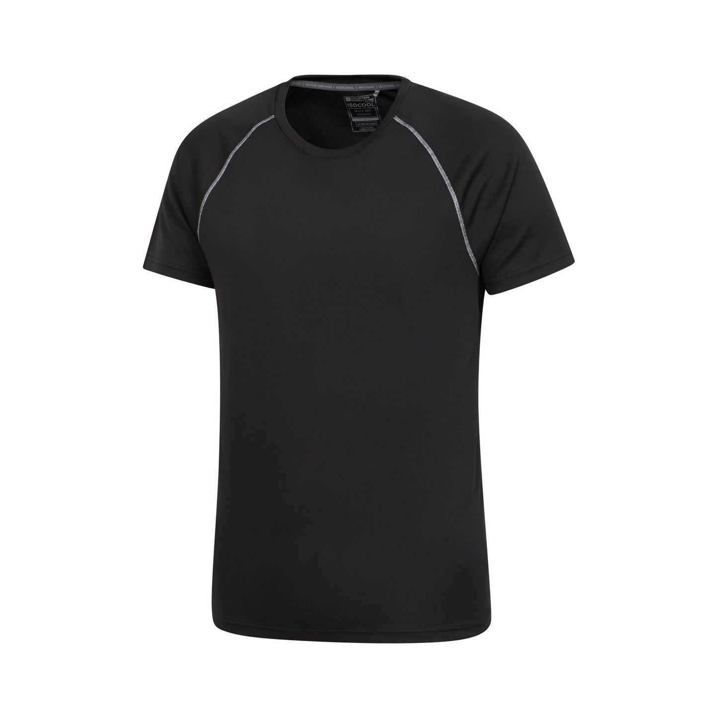Black - Side - Mountain Warehouse Mens Endurance IsoCool T-Shirt