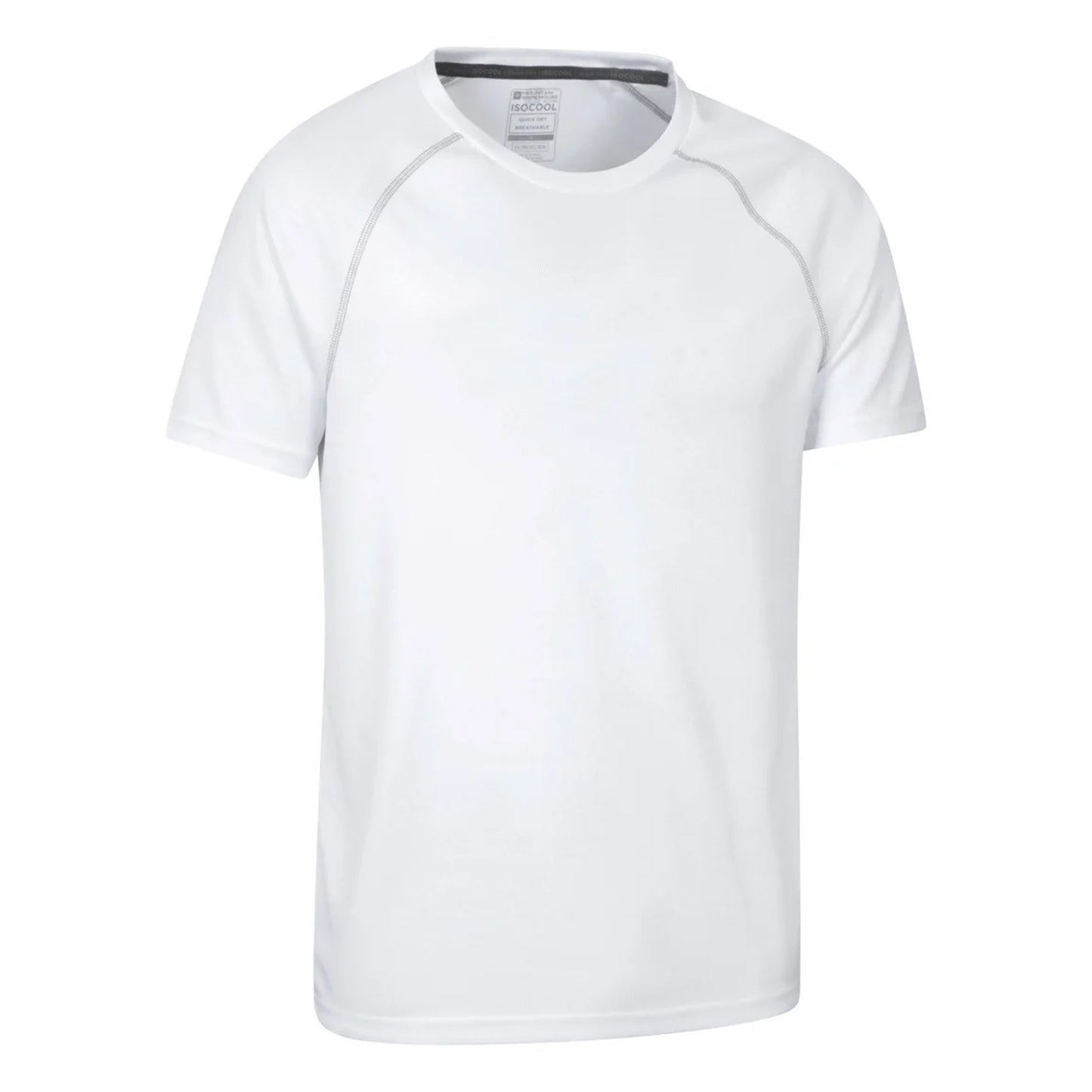 White - Side - Mountain Warehouse Mens Endurance IsoCool T-Shirt