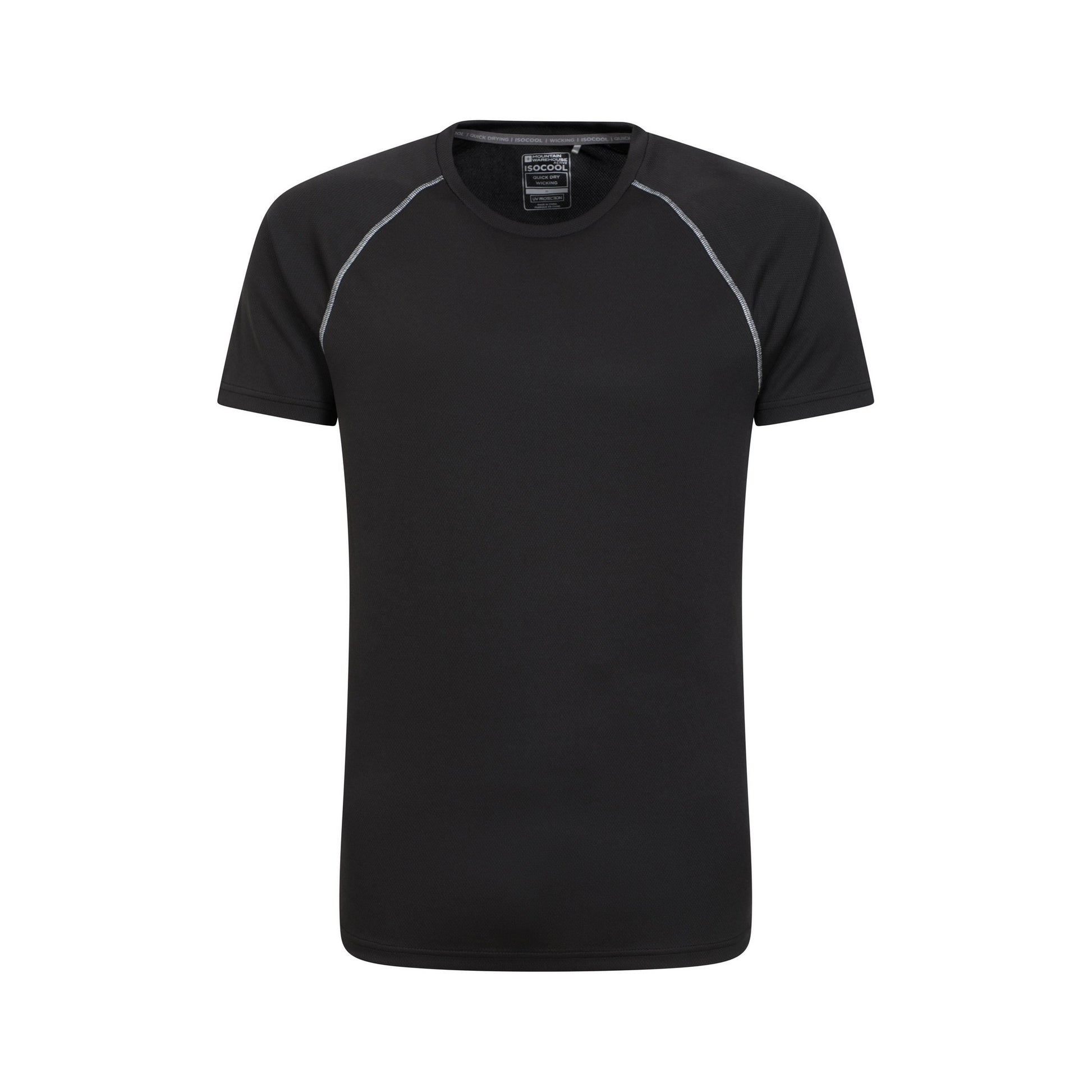 Black - Front - Mountain Warehouse Mens Endurance IsoCool T-Shirt
