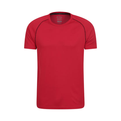 Red - Front - Mountain Warehouse Mens Endurance IsoCool T-Shirt